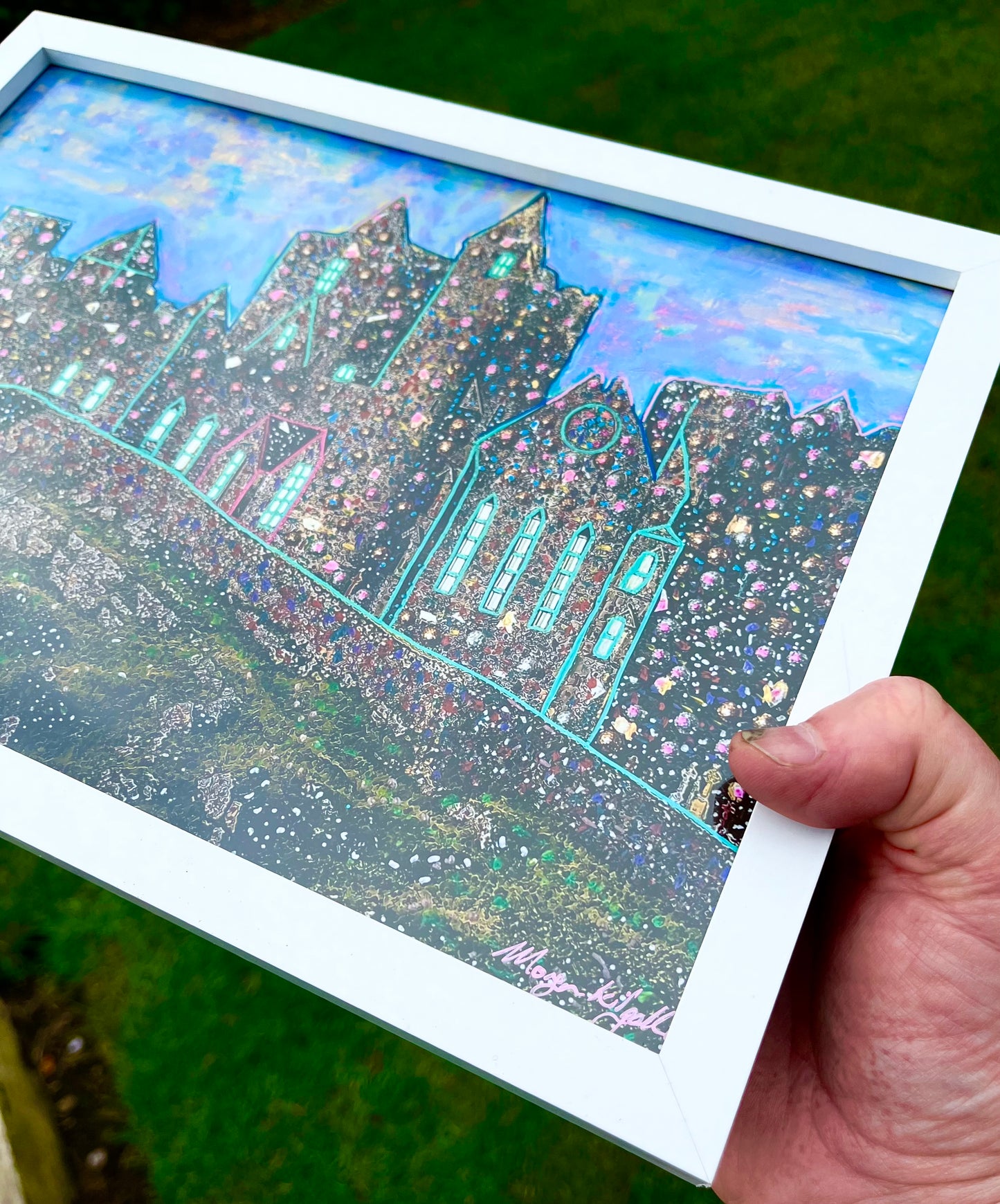 The “Rock of Cashel framed print “ .