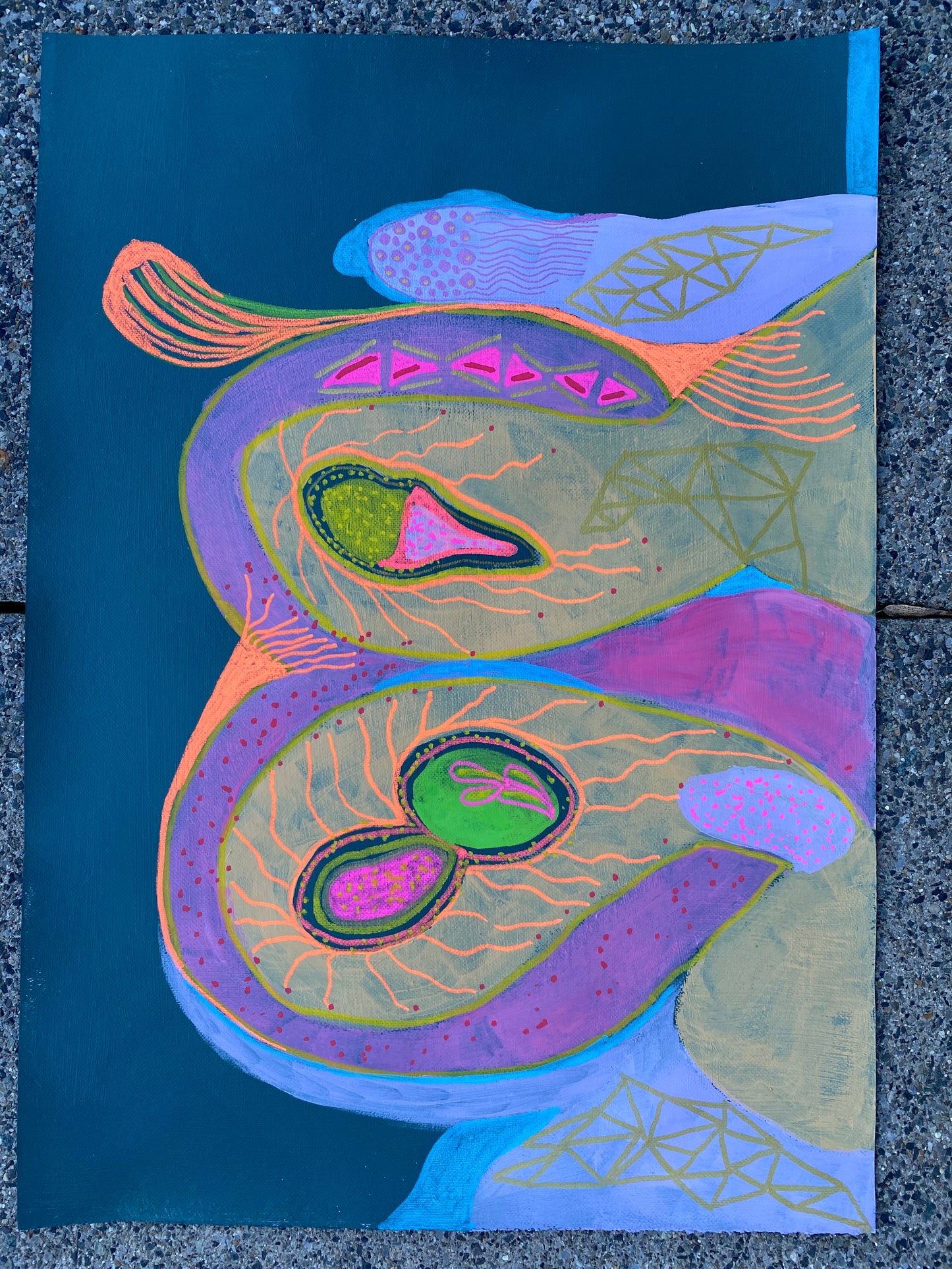 Mountain at Sea A1 Print