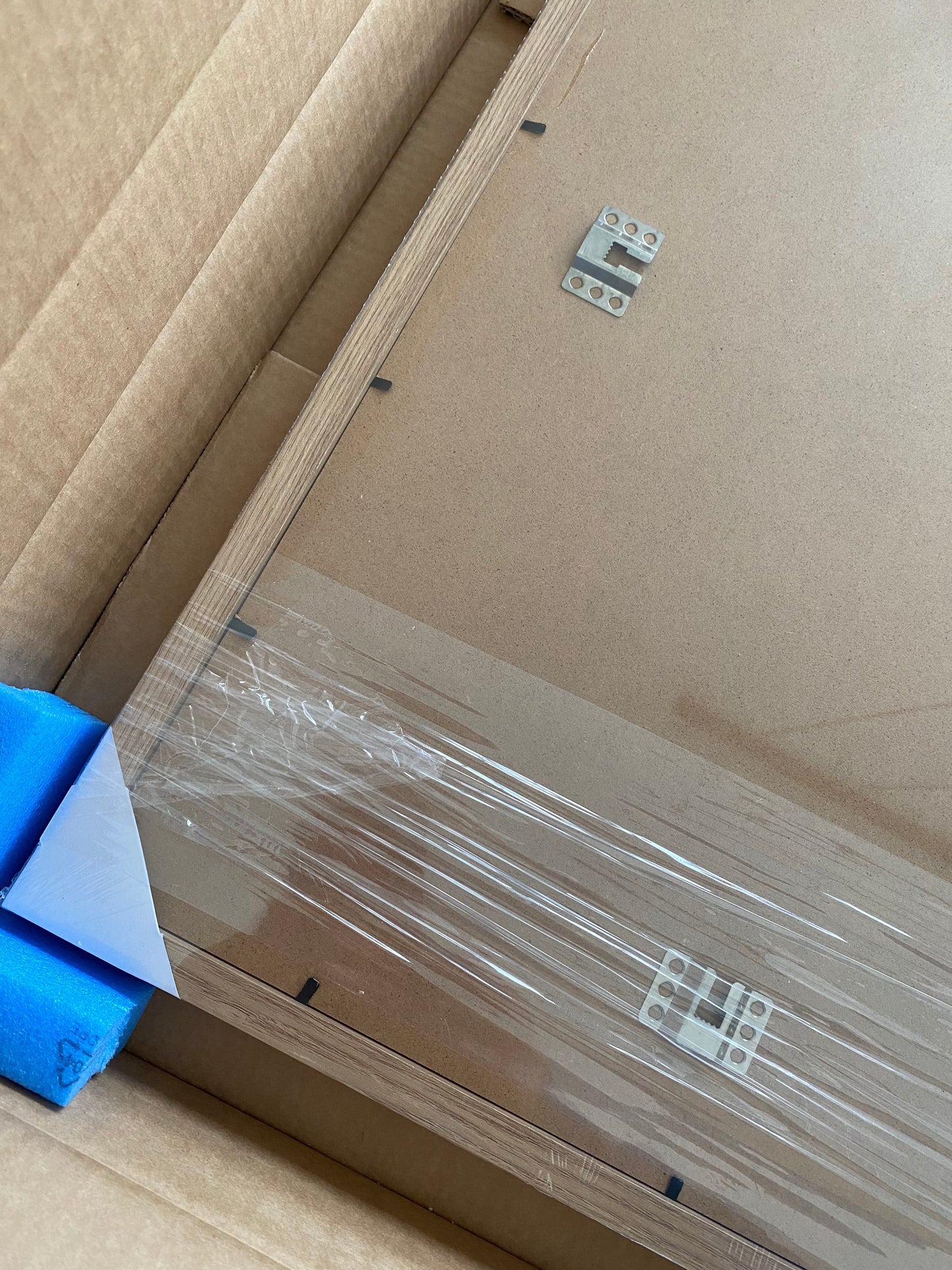 A2 Oak Framed Print “Mountain at Sea