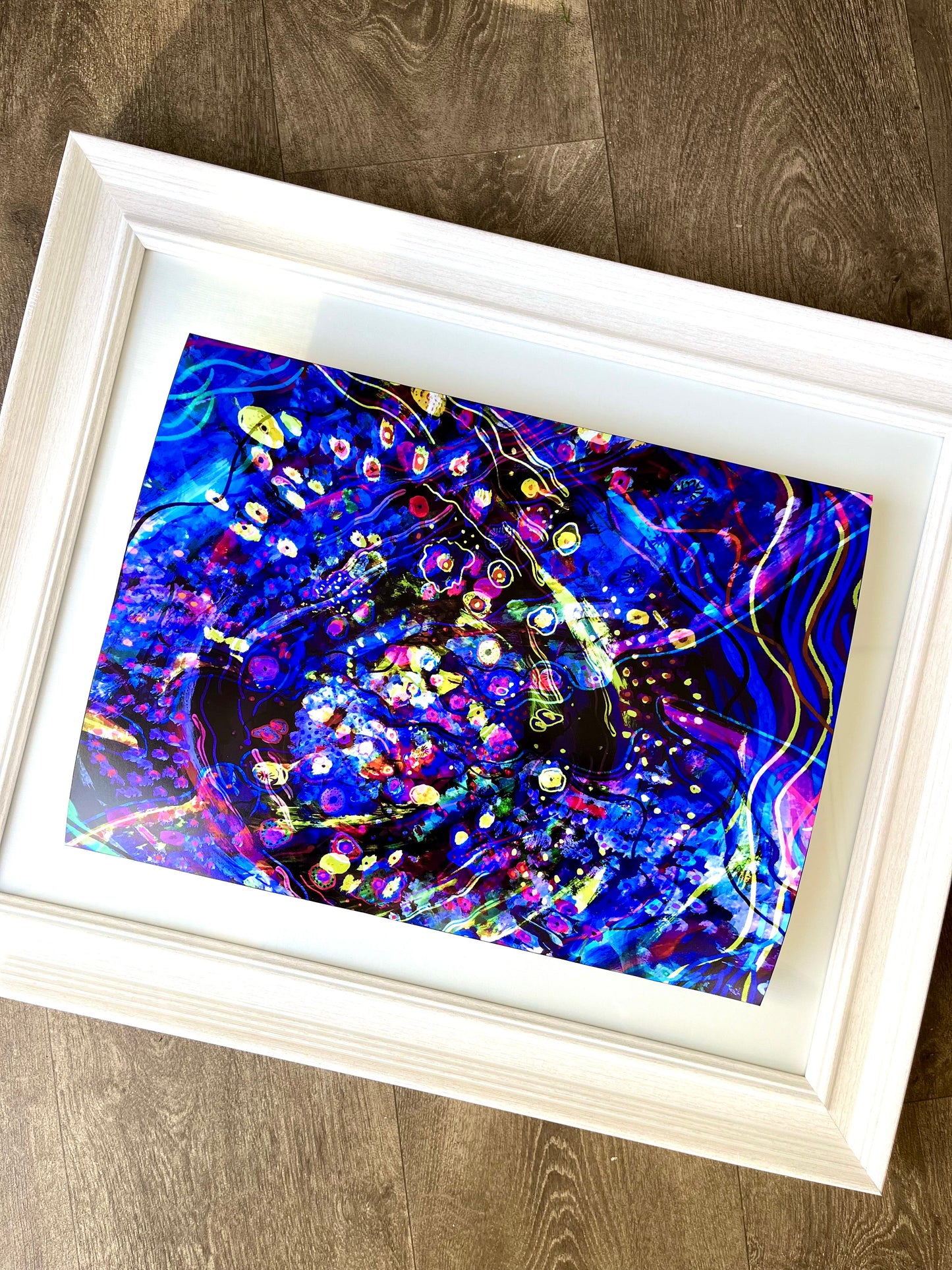 Heavens Garden Mica Blue .