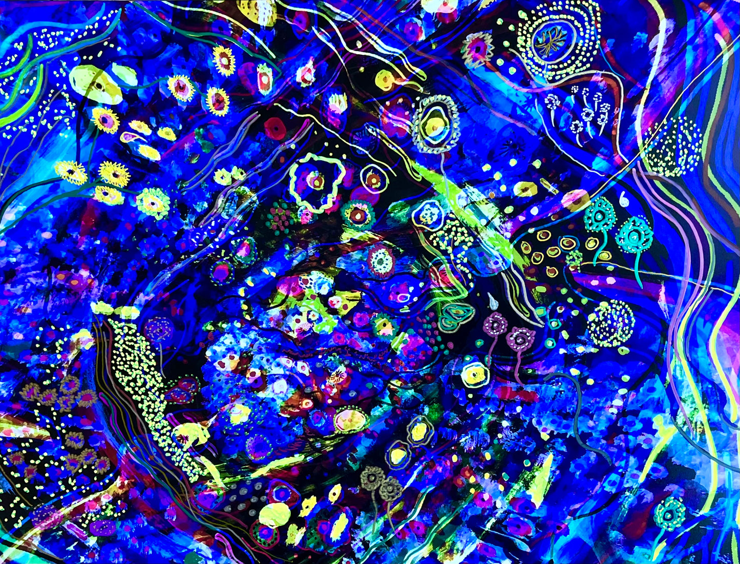 Heavens Garden Mica Blue .