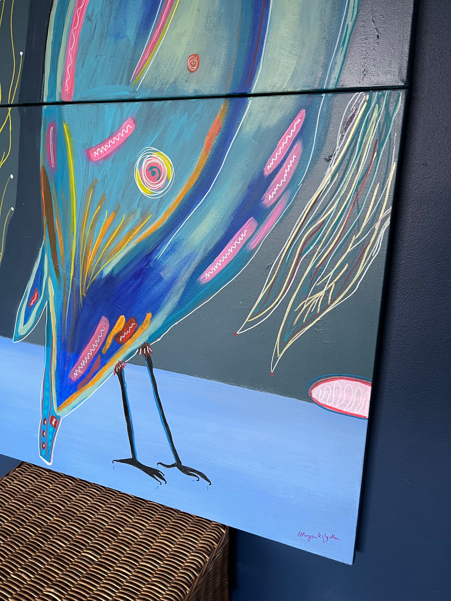 Kevin “The Colourful Crow “ .